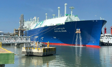 Petrovietnam đón tàu LNG 63.000 tấn, bổ sung nguồn khí cho sản xuất điện