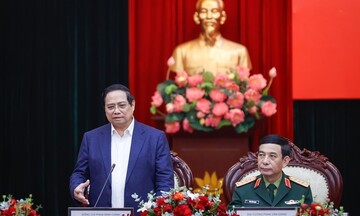 Thủ tướng Phạm Minh Chính chủ trì cuộc làm việc về phát triển công nghiệp quốc phòng