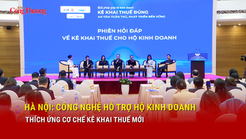 Hà Nội: Công nghệ hỗ trợ hộ kinh doanh thích ứng cơ chế kê khai thuế mới