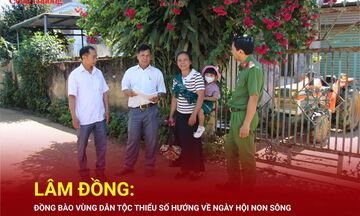 Lâm Đồng: Đồng bào vùng dân tộc thiểu số hướng về ngày hội non sông