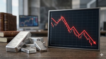 Ba tín hiệu khiến giá bạc ‘lao dốc’