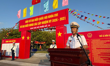 Chùm ảnh: Trường Sa hoàn tất công tác chuẩn bị cho ngày bầu cử 