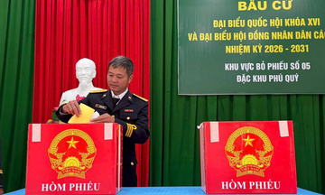 Đặc khu Phú Quý: 100% cử tri tham gia bầu cử