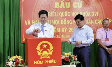 Cử tri TP. Cần Thơ vui mừng tham gia ngày hội non sông