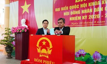 Quảng Ngãi: Hơn 1,4 triệu cử tri nô nức đi bầu cử