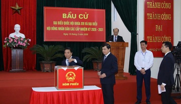 Cử tri Thanh Hóa rộn ràng ngày hội bầu cử