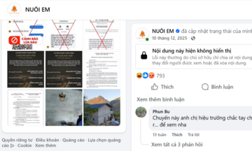 Không tìm được tài khoản Facebook của người sáng lập dự án 'Nuôi em'