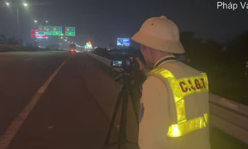 Phạt nguội 106 lái xe vi phạm tốc độ trên cao tốc Pháp Vân - Nghi Sơn