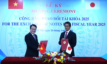 Nhật Bản - Việt Nam ký 3 công hàm trao đổi cung cấp ODA