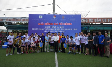 Đội bóng Bộ Công Thương vô địch 'Giải bóng đá tứ hùng năm 2026'