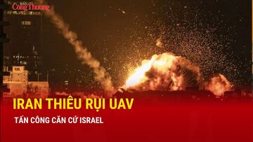 Chiến sự Trung Đông tối 22/3:  Chặn đứng UAV liên quân, Iran thiêu rụi căn cứ Israel