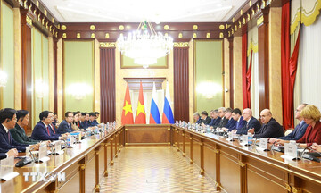 Việt Nam - Liên bang Nga quyết tâm nâng tầm hợp tác kinh tế trở thành mũi nhọn