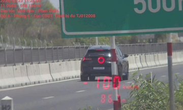 Xử phạt 68,5 triệu đồng xe vi phạm tốc độ, không đăng ký và kiểm định 