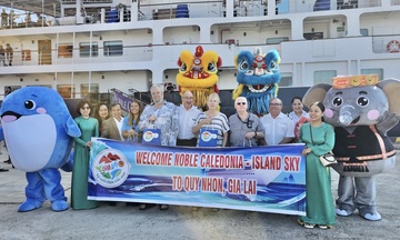 Du thuyền quốc tế cập cảng Quy Nhơn, đưa du khách khám phá Gia Lai