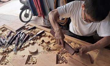 Làng mộc Phù Yên chuyển mình thích ứng, nâng cao giá trị kinh tế  