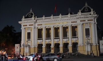 Chùm ảnh: Các địa phương tắt đèn hưởng ứng Giờ Trái đất