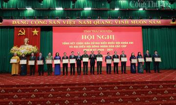 Thái Nguyên tổng kết công tác bầu cử, khen thưởng các tập thể, cá nhân