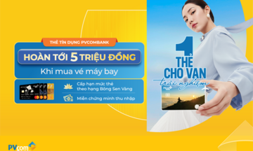 Tận hưởng hành trình bay trọn vẹn cùng thẻ tín dụng PVcomBank