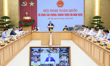 Thủ tướng chủ trì Hội nghị toàn quốc về công tác phòng, chống thiên tai năm 2026
