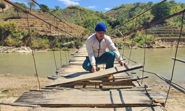 Quảng Ngãi: Tìm giải pháp cho những cây cầu treo xuống cấp