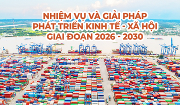 Infographic | Nhiệm vụ và giải pháp phát triển kinh tế - xã hội giai đoạn 2026 - 2030