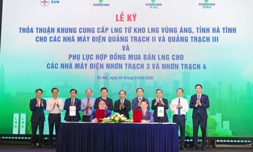 PV GAS ký kết thỏa thuận cung cấp LNG cho Nhà máy điện Quảng Trạch II và III