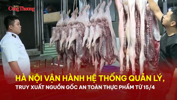 Hà Nội vận hành hệ thống quản lý, truy xuất nguồn gốc an toàn thực phẩm từ 15/4