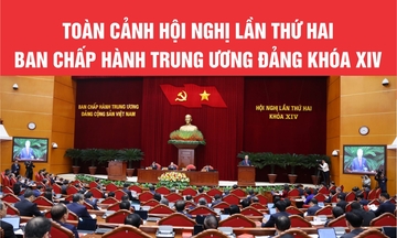Toàn cảnh Hội nghị lần thứ hai Ban Chấp hành Trung ương Đảng khóa XIV
