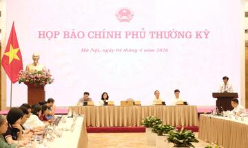 Họp báo Chính phủ thường kỳ tháng 3: Tổng kim ngạch xuất nhập khẩu quý I tăng 23%