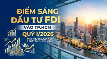 Điểm sáng đầu tư FDI vào TP. Hồ Chí Minh trong quý I/2026