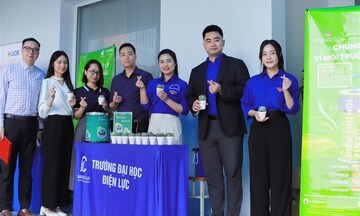 Lan tỏa lối sống xanh từ giảng đường Trường Đại học Điện lực