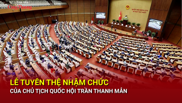 Lễ tuyên thệ nhậm chức của Chủ tịch Quốc hội Trần Thanh Mẫn