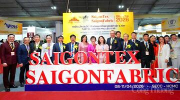 Chùm ảnh: Triển lãm công nghiệp dệt và may SaigonTex - SaigonFabric 2026