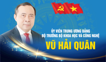 Infographic | Tiểu sử ông Vũ Hải Quân, Bộ trưởng Bộ Khoa học và Công nghệ