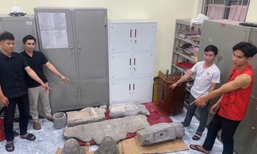 Bắt nhóm đối tượng trộm cắp nhiều cổ vật giá trị ở Chùa Nôm