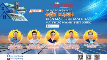 Đảm bảo điện 2026: Đẩy mạnh điện mặt trời mái nhà và thực hành tiết kiệm