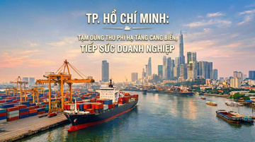 Infographic | TP. Hồ Chí Minh: Tạm dừng thu phí hạ tầng cảng biển, tiếp sức doanh nghiệp