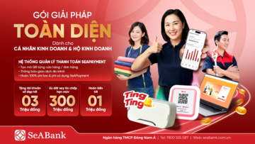 SeABank tung giải pháp toàn diện giúp hộ kinh doanh số hóa dòng tiền