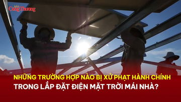 Trường hợp nào bị xử phạt hành chính trong lắp đặt điện mặt trời mái nhà?