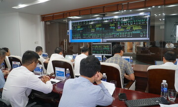 Diễn tập ứng phó sự cố hệ thống điện miền Trung