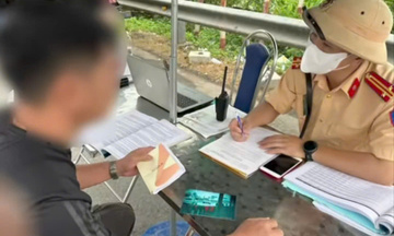 462 chủ phương tiện vi phạm trên cao tốc được gửi thông báo phạt nguội