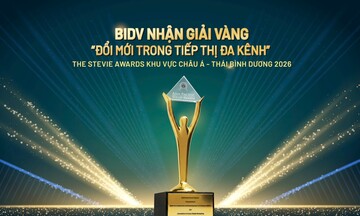 BIDV đạt giải Vàng The Stevie Awards về truyền thông giáo dục tài chính