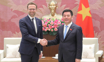 Phó Chủ tịch Quốc hội Nguyễn Hồng Diên hội kiến Chủ tịch Ủy ban Nghị viện EFTA