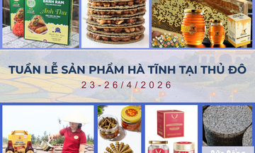 Quảng bá sản phẩm Hà Tĩnh tại Chương trình ‘Sức sống hàng Việt’ 