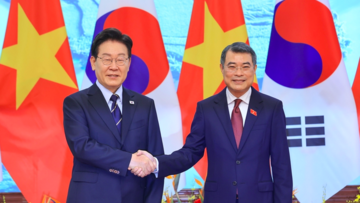 Thủ tướng Lê Minh Hưng hội kiến Tổng thống Hàn Quốc