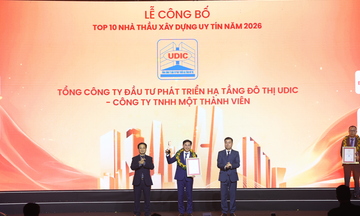 UDIC được vinh danh TOP 10 & TOP 5 tại Lễ công bố công ty uy tín ngành bất động sản - xây dựng - vật liệu xây dựng