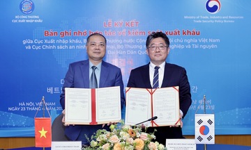 Lễ ký kết Bản ghi nhớ hợp tác về kiểm soát xuất khẩu