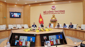 Thứ trưởng Phan Thị Thắng họp trực tuyến với Quốc vụ khanh Argentina