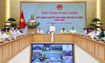 Thủ tướng: Phấn đấu giải ngân 100% vốn đầu tư công năm 2026