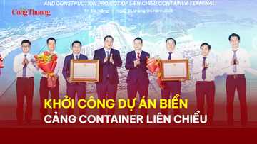 Khởi công dự án biển cảng container Liên Chiểu